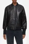 Closed Classic Bomber Jacket In Black