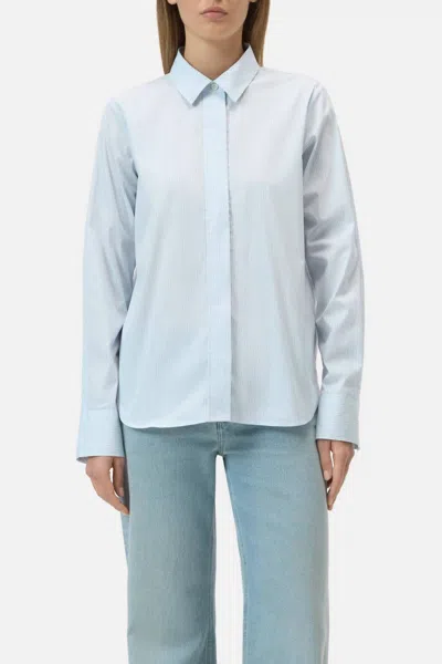 Closed Classic Button Down Shirt In Nordic Blue