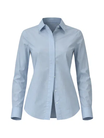 Closed Classic Button-down Cotton Shirt In Blue