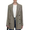 Closed Classic Checked Blazer In Multi In Gray