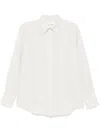 Closed Classy Long Cuff Blouse In Neutrals