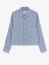 Closed Sky Blue Regular Stripes Shirt In Blue