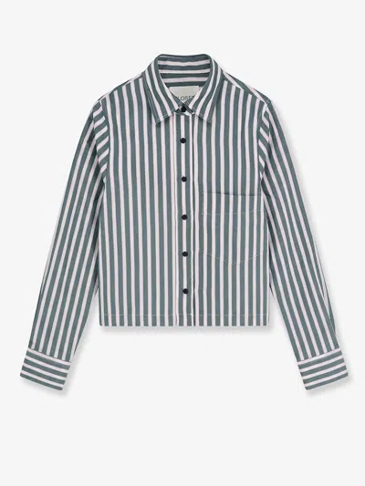 Closed Classic Cropped Shirt In Green