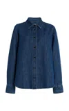Closed Classic Denim Shirt In Blue