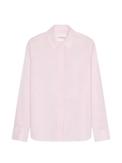 Closed Classic Long-sleeve Shirt In Pink