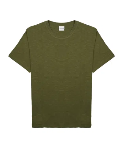 Closed Classic Organic Cotton T-shirt In Olive Green