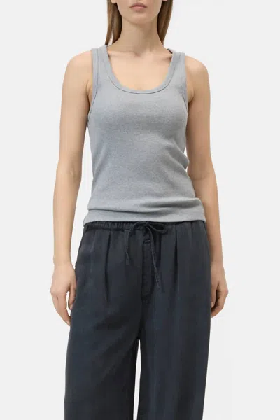 Closed Classic Tank Top In Light Grey Melange In Gray