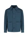 Closed Classic Work Jacket In Blue
