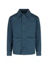 Closed Classic Work Jacket In Blue