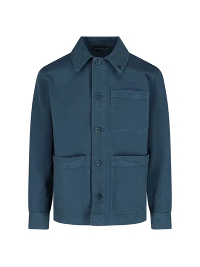 Closed Classic Work Jacket In Blue