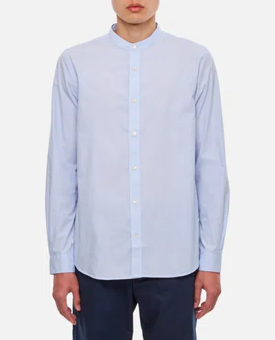 Closed Collarless Shirt In Blue
