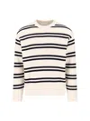 Closed Contrasting Stripe Knit Sweater With Relaxed Fit In Multi