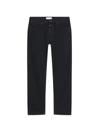Closed Cooper True Straight Jeans In Black