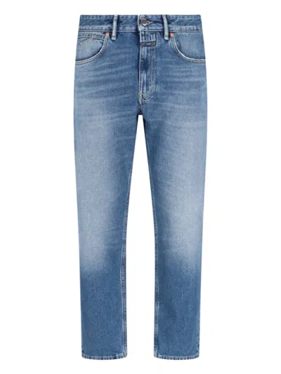 CLOSED CLOSED "COOPER TRUE" STRAIGHT JEANS – BLUE