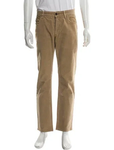 Pre-owned Closed Corduroy Pants In Neutral