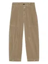 Closed Corduroy Utility Trousers In Brown