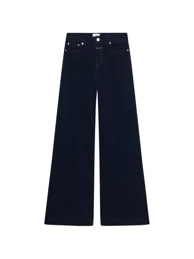 Closed Corduroy Wide-leg Trousers In Blue