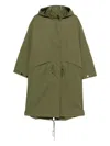 Closed Tie-dye Long Sleeve Windbreaker In Green