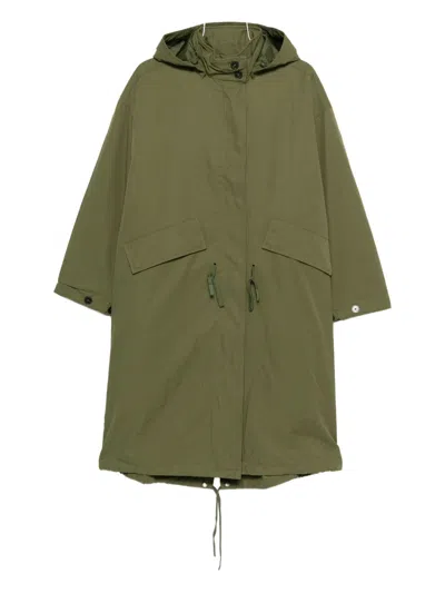 CLOSED COTTON AND NYLON PARKA COAT