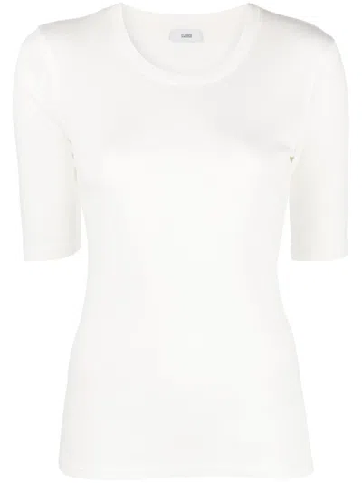 Closed Cotton Blend T-shirt In Beige