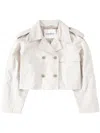 CLOSED COTTON CROPPED TRENCH