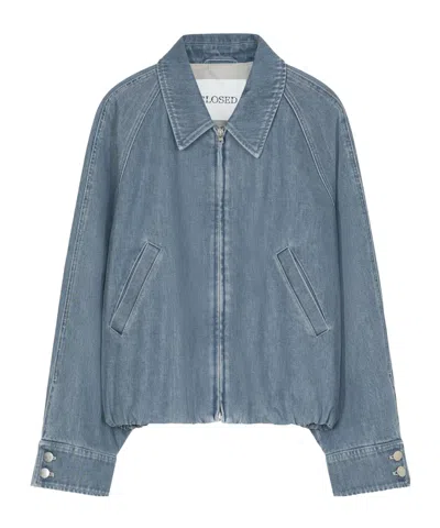 Closed Cotton Denim Jacket In Blue