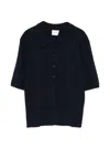Closed Blue Solid Shirt Collar Polo In Blue