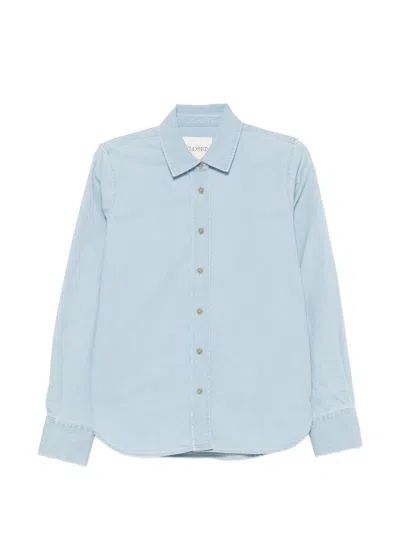 Closed Cotton Shirt In Silver