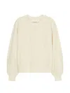 Closed Beige Solid Crew Neck Sweatshirt In Neutral