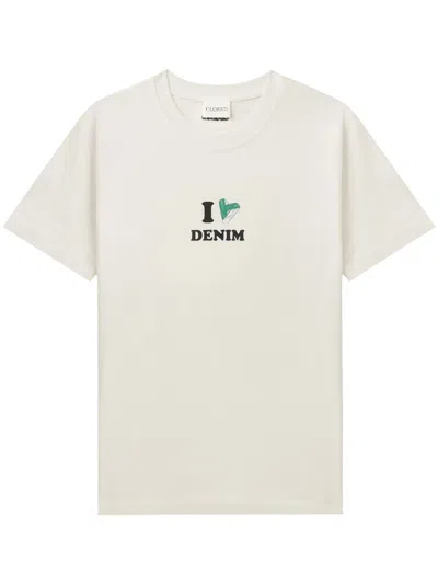 Closed Cotton T-shirt In Neutrals
