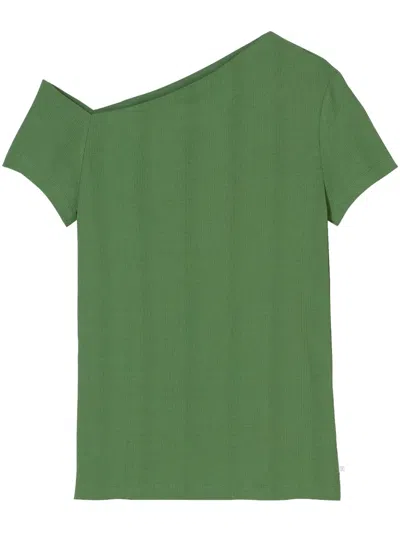 Closed Cotton Top In Green