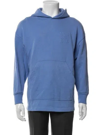 Pre-owned Closed Crew Neck Long Sleeve Hoodie In Blue