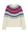 Closed Fairisle-pattern Crew-neck Sweater In Neutral