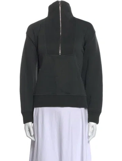 Pre-owned Closed Crew Neck Long Sleeve Sweatshirt In Black