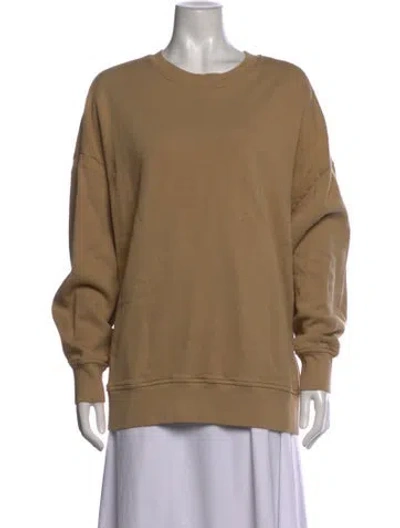 Pre-owned Closed Crew Neck Long Sleeve Sweatshirt In Neutrals