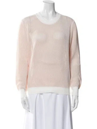 Pre-owned Closed Crew Neck Long Sleeve Sweatshirt In Pink