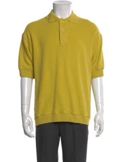 Pre-owned Closed Crew Neck Short Sleeve Polo Shirt In Yellow