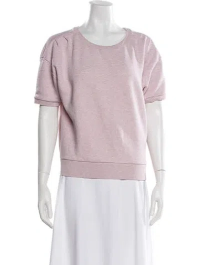 Pre-owned Closed Crew Neck Short Sleeve Sweatshirt In Pink