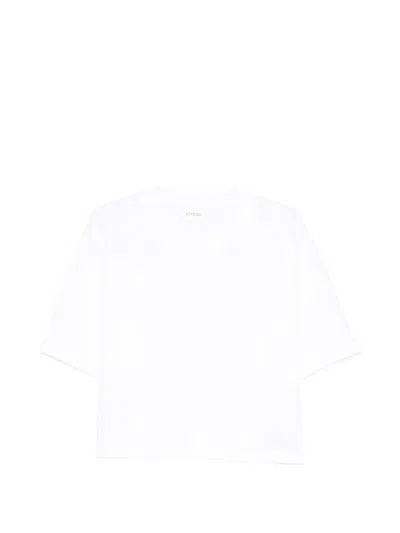 Closed Crew-neck Short-sleeve T-shirt In White