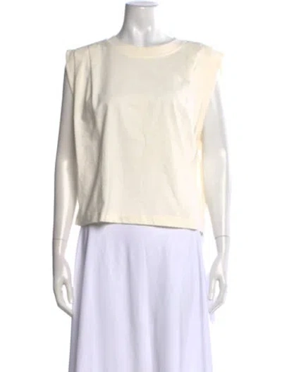 Pre-owned Closed Crew Neck Short Sleeve T-shirt In Neutral