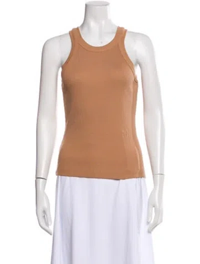 Pre-owned Closed Crew Neck Sleeveless Top W/ Tags In Neutral