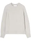 Closed Crew-neck Sweater In 白色