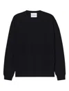 Closed Crew-neck Sweater In Black