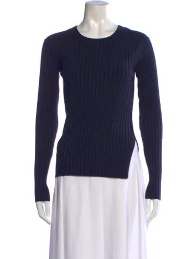 Pre-owned Closed Crew Neck Sweater In Blue