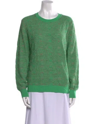 Pre-owned Closed Crew Neck Sweater In Green