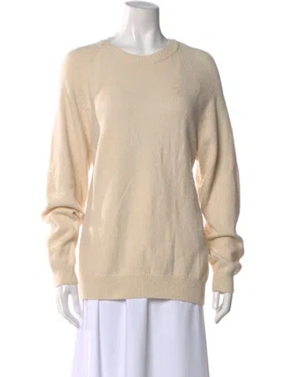 Pre-owned Closed Crew Neck Sweater In Neutral
