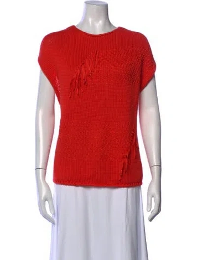Pre-owned Closed Crew Neck Sweater In Red