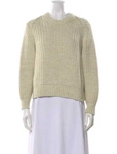 Pre-owned Closed Crew Neck Sweater In Yellow