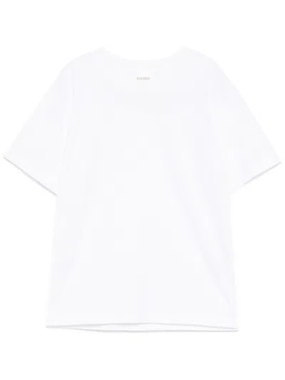 Closed Crew Neck T-shirt In White