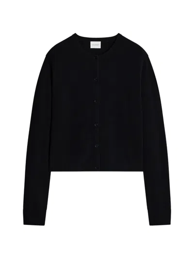 Closed Crew-neck Long-sleeve Cardigan In Multi